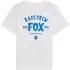 T-Shirt Enfant Fox Slogan SS Blanc