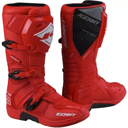 Bottes Cross Kenny T2 Track Rouge
