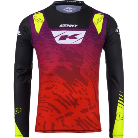 Maillot Cross Kenny Trial Up Rouge Noir