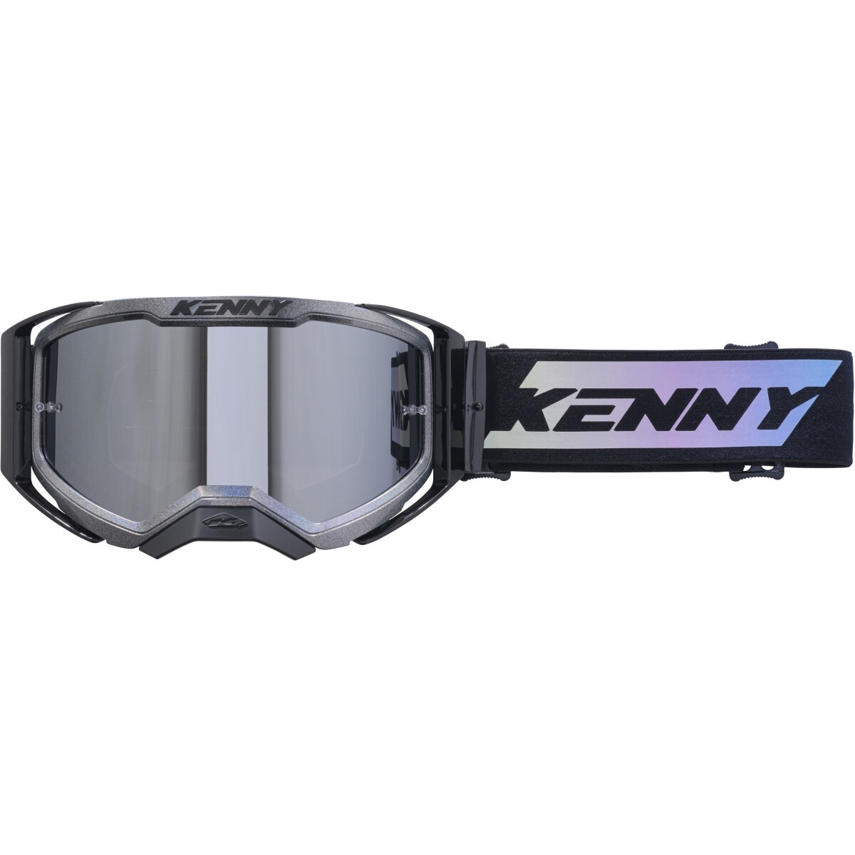 Masque Cross Kenny Performance Evo 2 Gris Mat Argent Noir