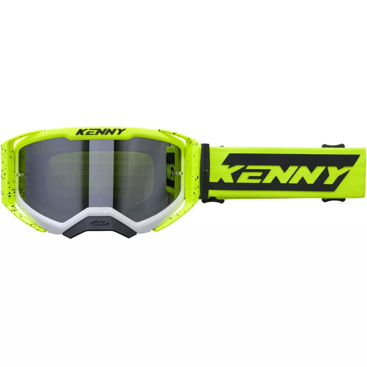 Masque Cross Kenny Performance Evo 2 Jaune Blanc