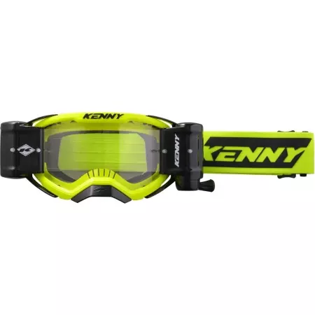 Masque Cross Kenny Performance Speed Roll Jaune Fluo