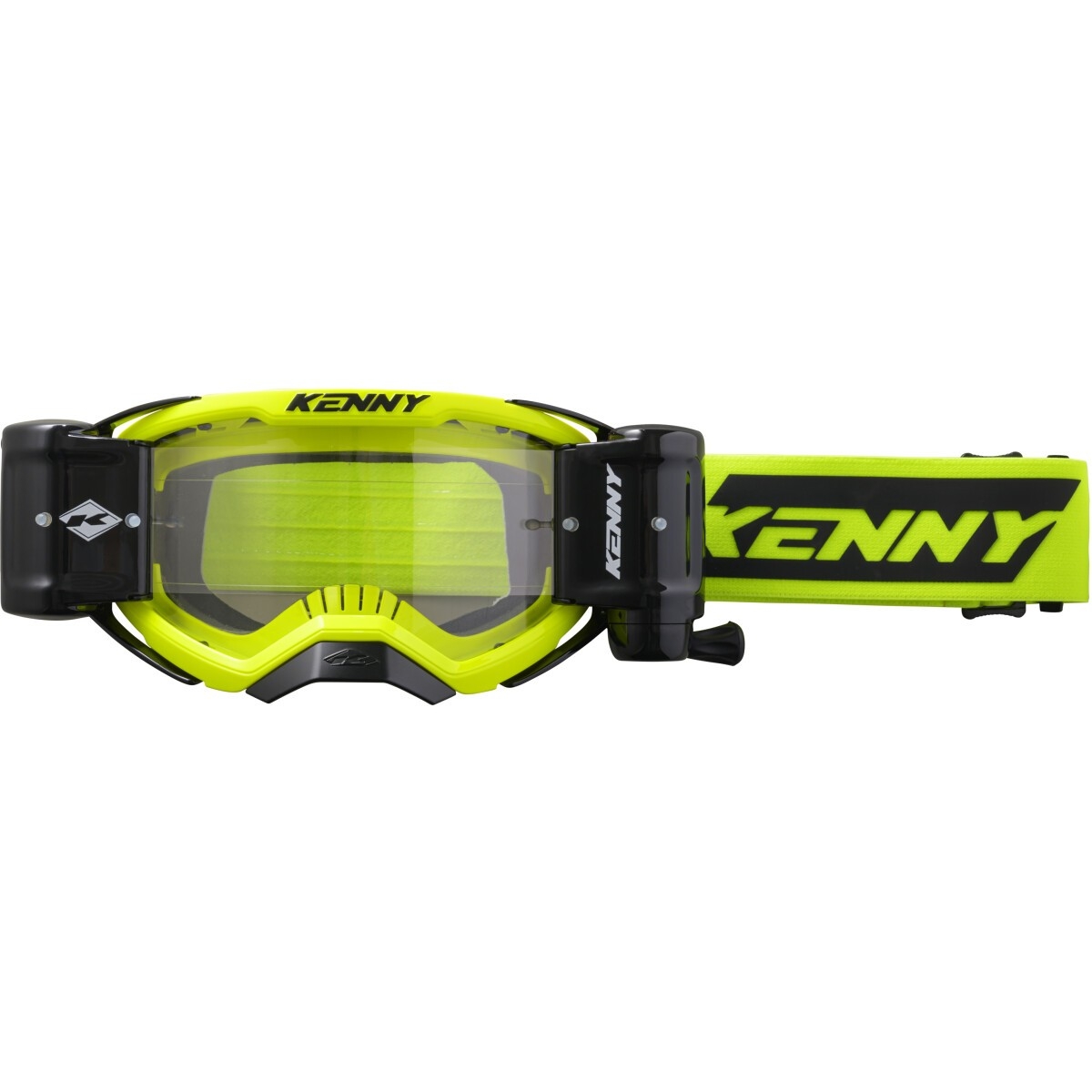 Masque Cross Kenny Performance Speed Roll Jaune Fluo