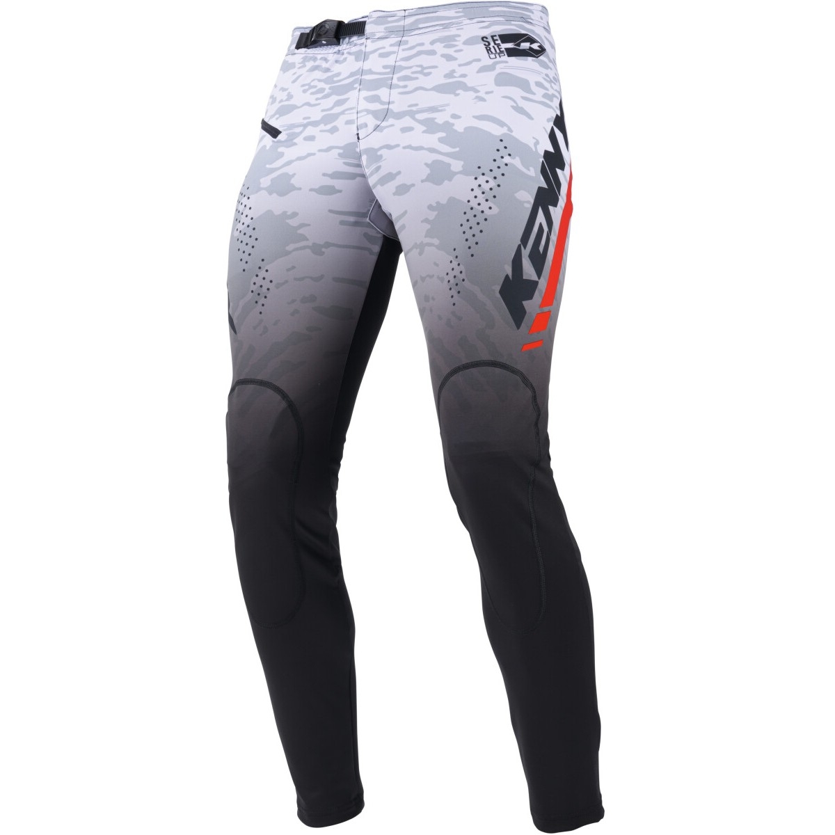 Pantalon Cross Kenny Trial Up Blanc Noir Rouge