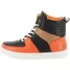 Baskets Helstons Run Noir Orange Beige