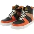 Baskets Helstons Run Noir Orange Beige