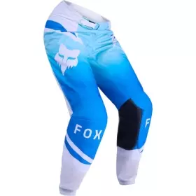 Pantalon Cross Femme Fox 180 Shield Blanc Bleu