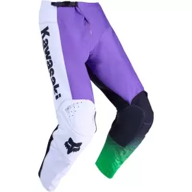 Pantalon Cross Fox 180 Kawasaki Violet Blanc