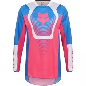 Maillot Cross Fox 180 Collect Bleu Rose