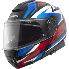Casque Schuberth C5 Zenith Bleu Rouge Noir