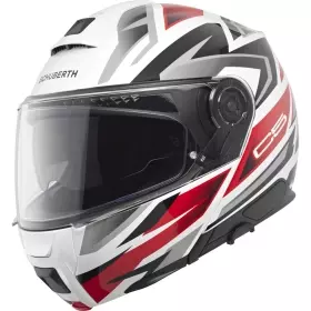 Casque Schuberth C5 Zenith Rouge Blanc Noir