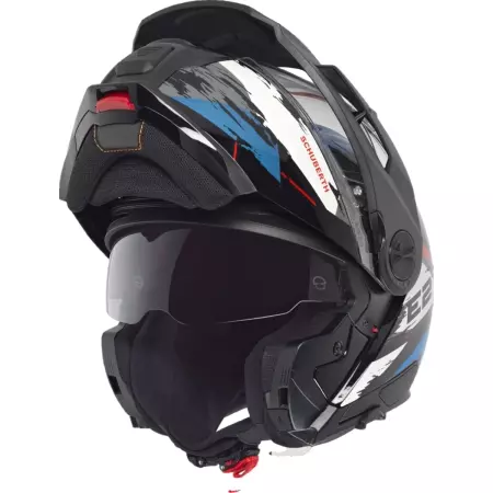 Casque Schuberth E2 Trail Bleu Blanc Noir