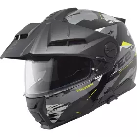 Casque Schuberth E2 Trail Jaune Noir Gris Mat