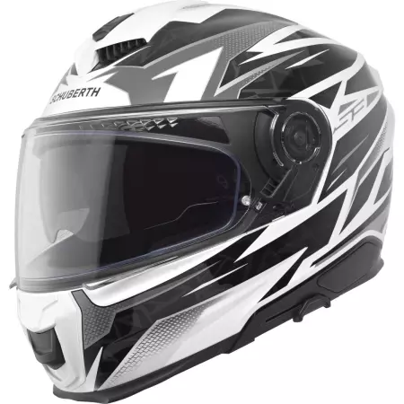 Casque Schuberth S3 Thunder Blanc Noir Gris