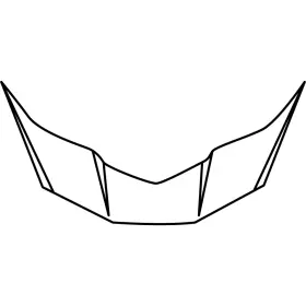 Kit Ventilation Shark Arriere Skwal I3 / D-Skwal 3 Petite Calotte