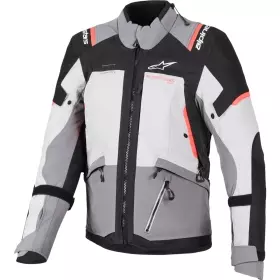 Veste Femme Alpinestars Stella Andes V4 Drystar Gris Foncé Gris Clair Corail Fluo