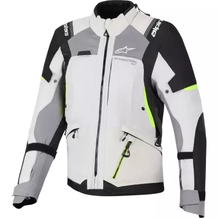 Veste Femme Alpinestars Stella Andes V4 Drystar Gris Foncé Gris Clair Jaune Fluo