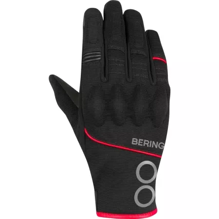 Gants Bering Nassau Noir Rouge