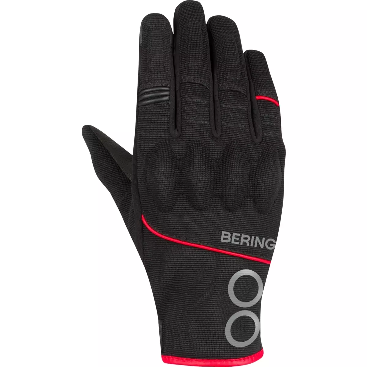 Gants Bering Nassau Noir Rouge