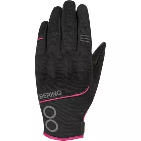 Gants Femme Bering Lady Nassau Noir Fuchsia
