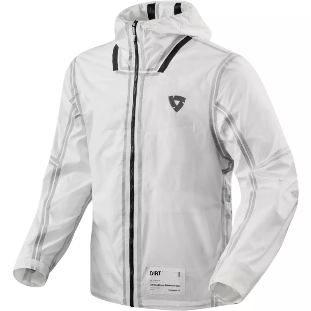 Veste De Pluie Cross Rev'It Barrier 2 H2O Blanc