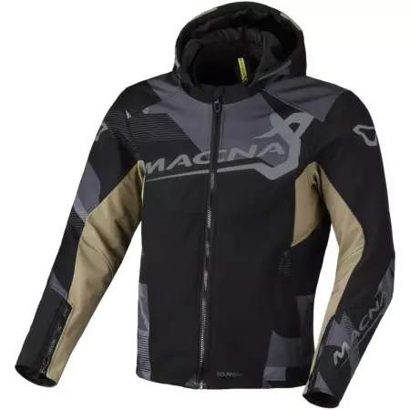 Blouson Macna Atracor Noir Taupe