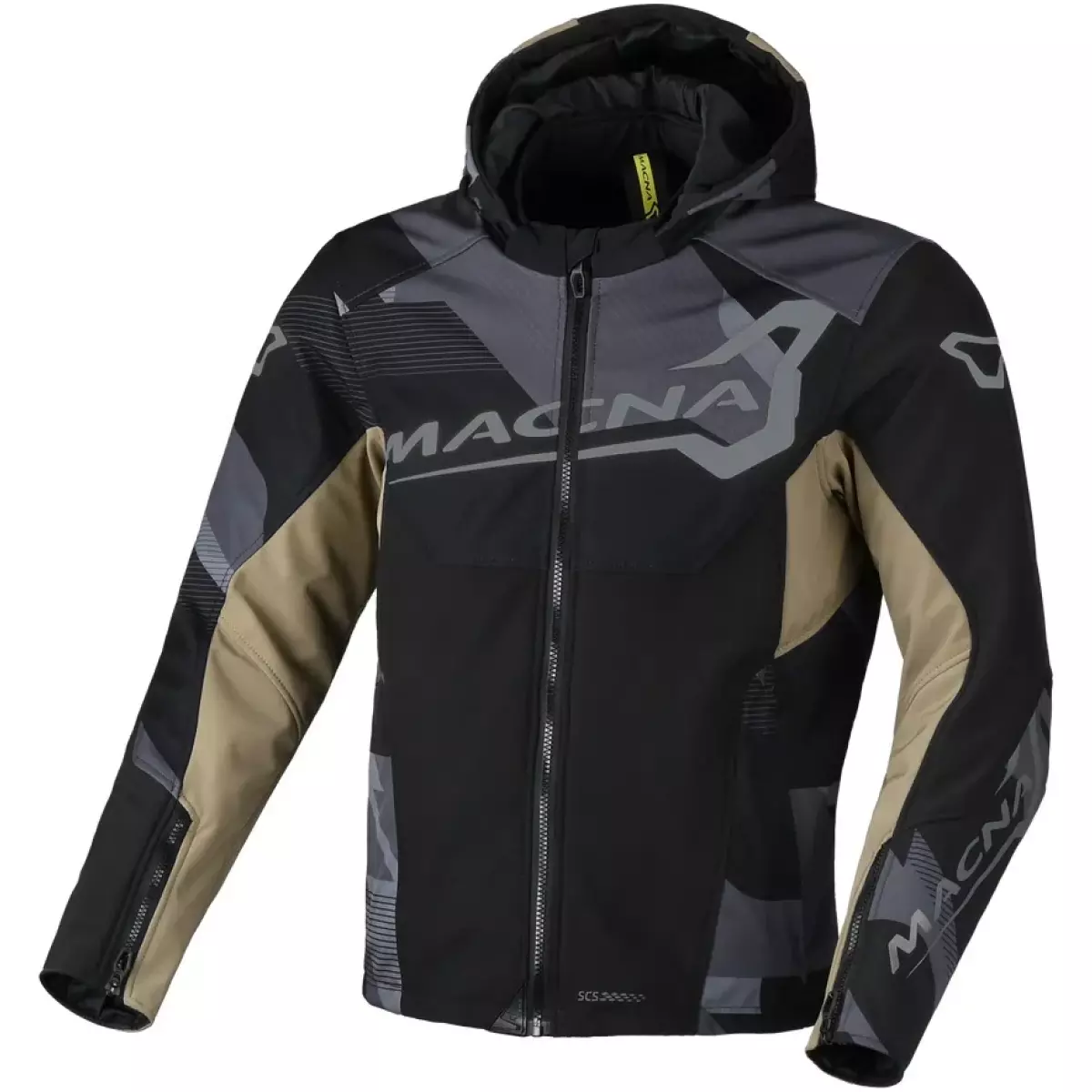 Blouson Macna Atracor Noir Taupe