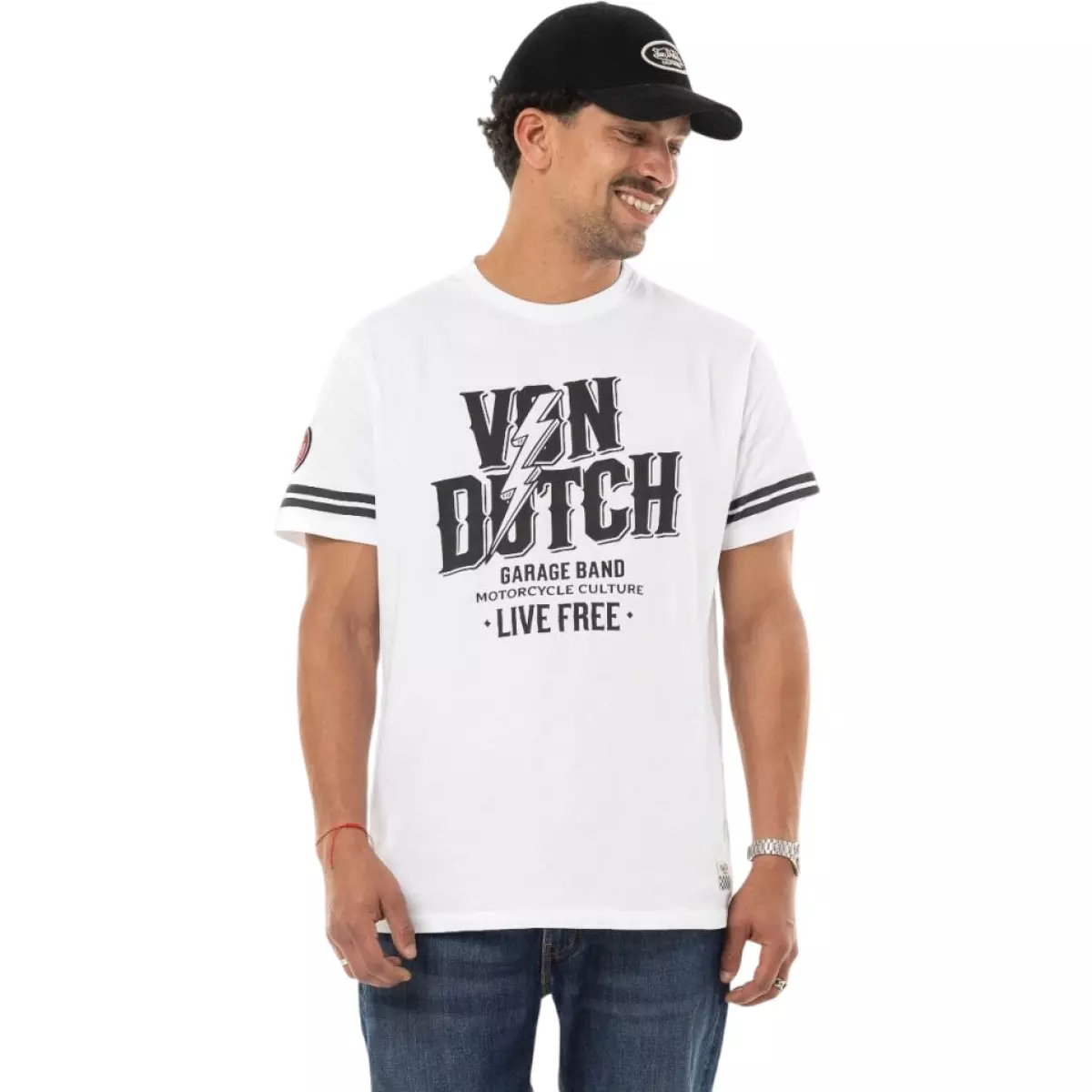 T-Shirt Helstons Terry Blanc