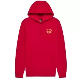 Sweat Fox Slogan Rouge Flamme