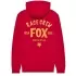 Sweat Fox Slogan Rouge Flamme