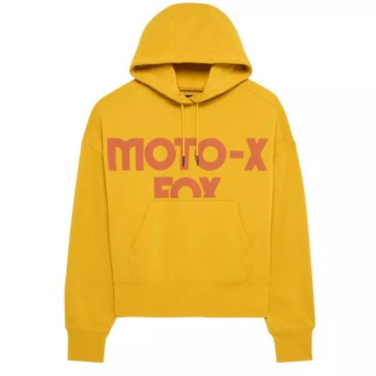 Sweat Femme Fox Moto-X Oversized Jaune Moutarde