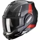 Casque Scorpion Exo-Tech Evo Carbon CAD Noir Rouge