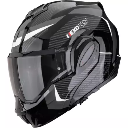 Casque Scorpion Exo-Tech Evo Pro Acuti Noir Argent