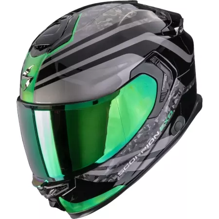 Casque Scorpion Exo-GT SP Air Arten Noir Vert - Casque Intégral SCORPION