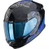 Casque Scorpion Exo-GT SP Air Asphalt Noir Bleu Brillant