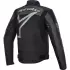 Blouson Alpinestars Axton Noir Anthracite Rouge Tangerine