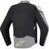 Blouson Alpinestars T-Jaws V4 WP Noir Gris Clair Gris Foncé