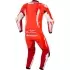 Combinaison 1 Pièce Alpinestars GP Tech V5 Rouge Fluo Rouge Blanc