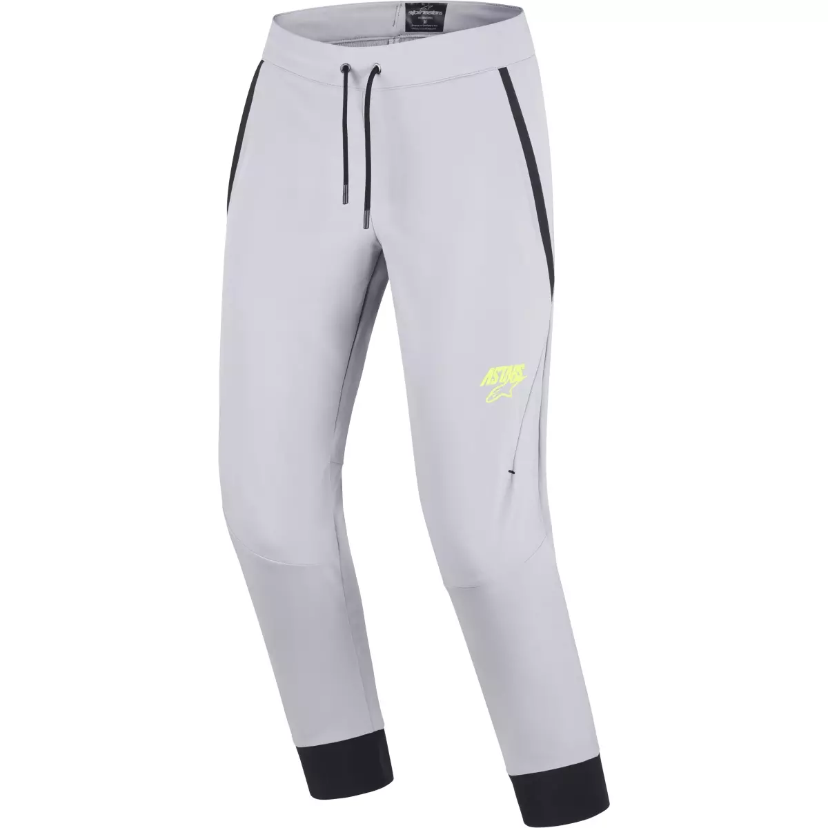 Pantalon Alpinestars Aeroshell Gris Mid Jaune Fluo
