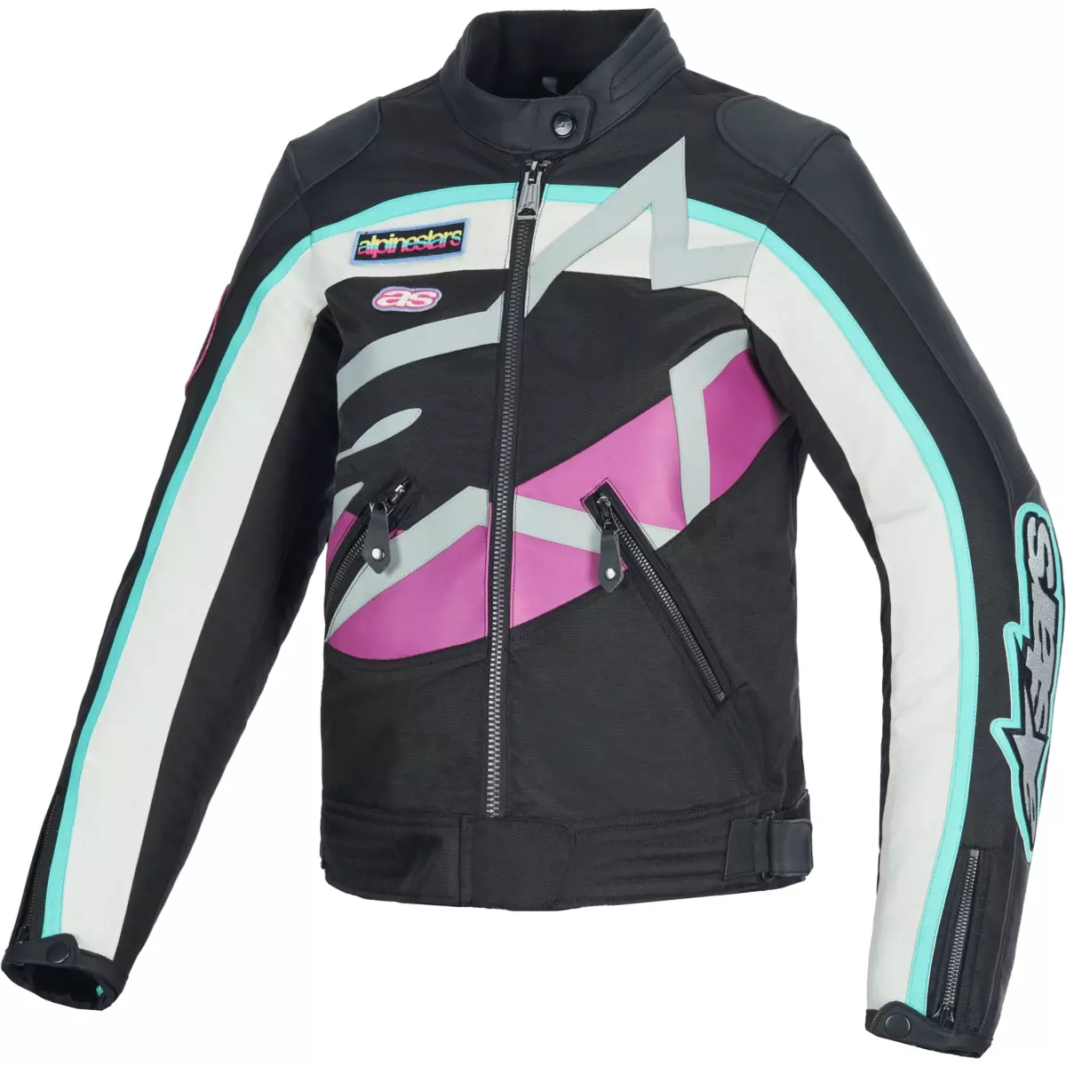 Blouson Femme Alpinestars Idles Noir Blanc Violet