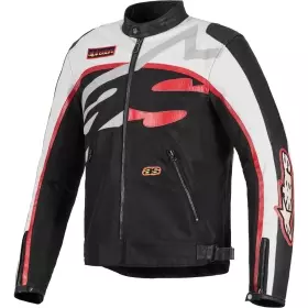 Blouson Alpinestars Axton Noir Blanc Rouge