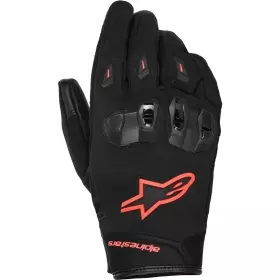 Gants Alpinestars SP X Z WP Noir Rouge Fluo