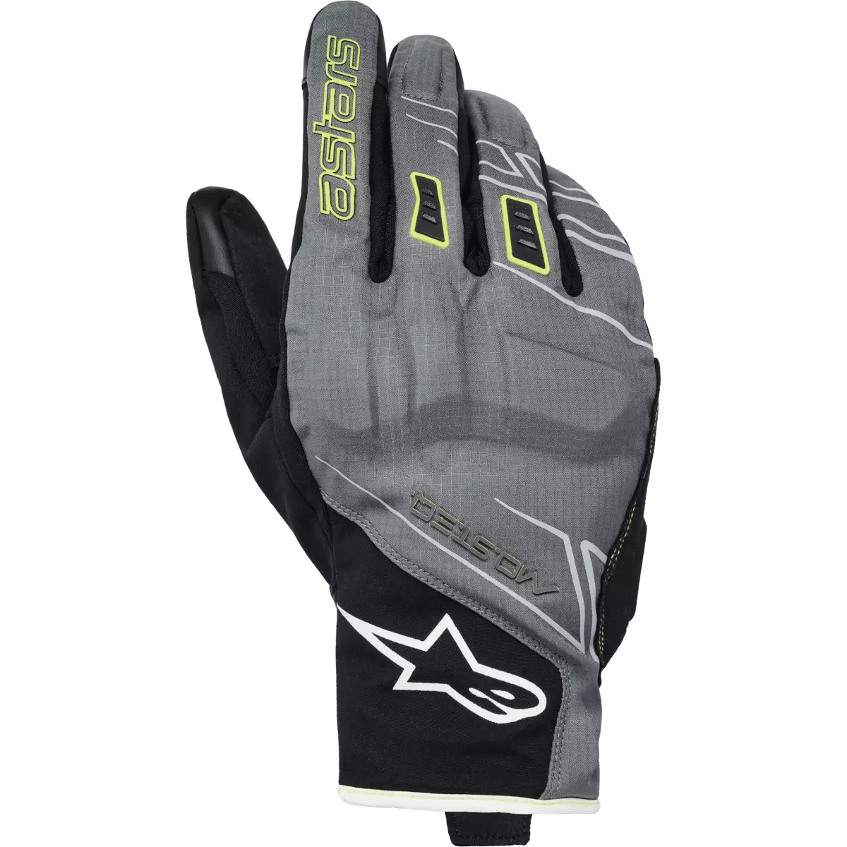 Gants Alpinestars Moblast WP Gris Noir Jaune