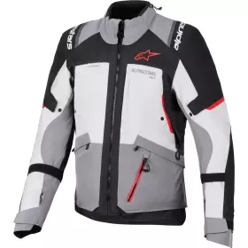 Veste Alpinestars Andes V4 Drystar Gris Foncé Gris Clair Rouge Brillant
