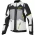 Veste Alpinestars Andes V4 Drystar Gris Foncé Gris Clair Jaune Fluo