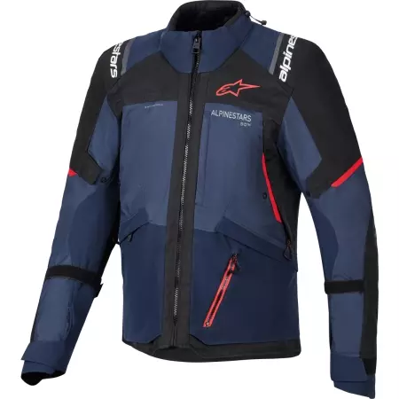 Veste Alpinestars Andes V4 Drystar Bleu Marine Bleu Indigo Noir