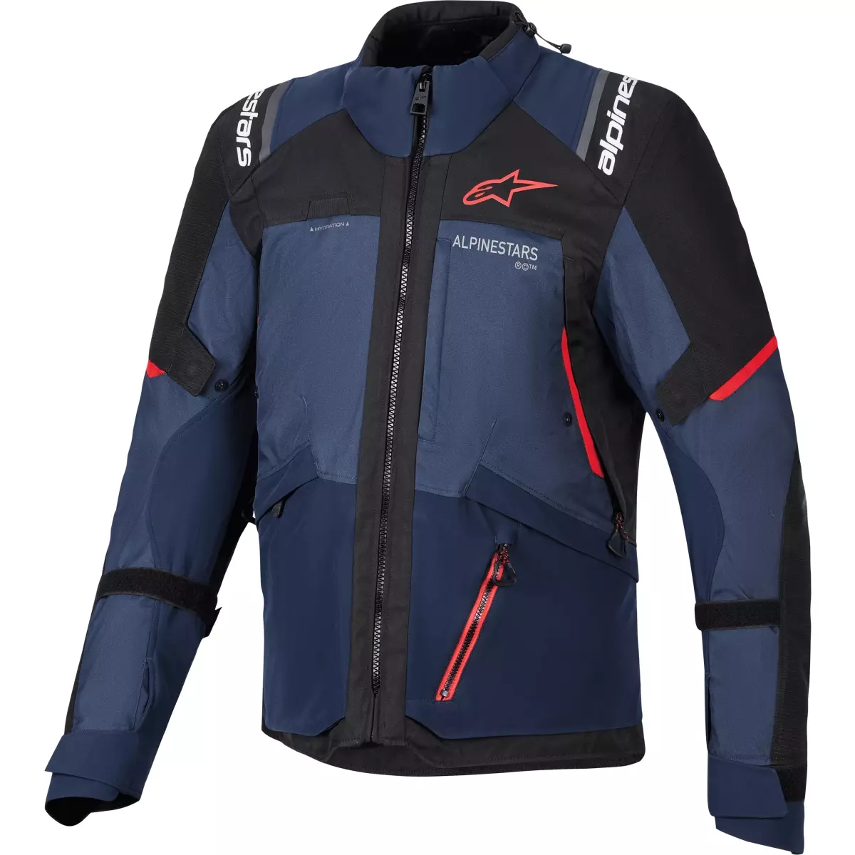 Veste Alpinestars Andes V4 Drystar Bleu Marine Bleu Indigo Noir