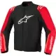 Blouson Alpinestars T-SPS V2 WP Rouge Noir Rouge Fluo