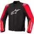 Blouson Alpinestars T-SPS V2 WP Rouge Noir Rouge Fluo