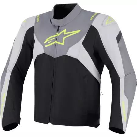 Blouson Alpinestars T-Jaws V4 WP Noir Gris Clair Gris Foncé